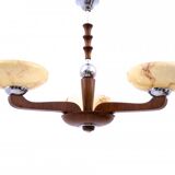 Art Deco chandelier, Poland, 1950s.