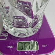 Vase en cristal de Sèvres à motif de verre grugé, 26 cm