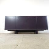 Vintage dark blue sideboard, 1980s
