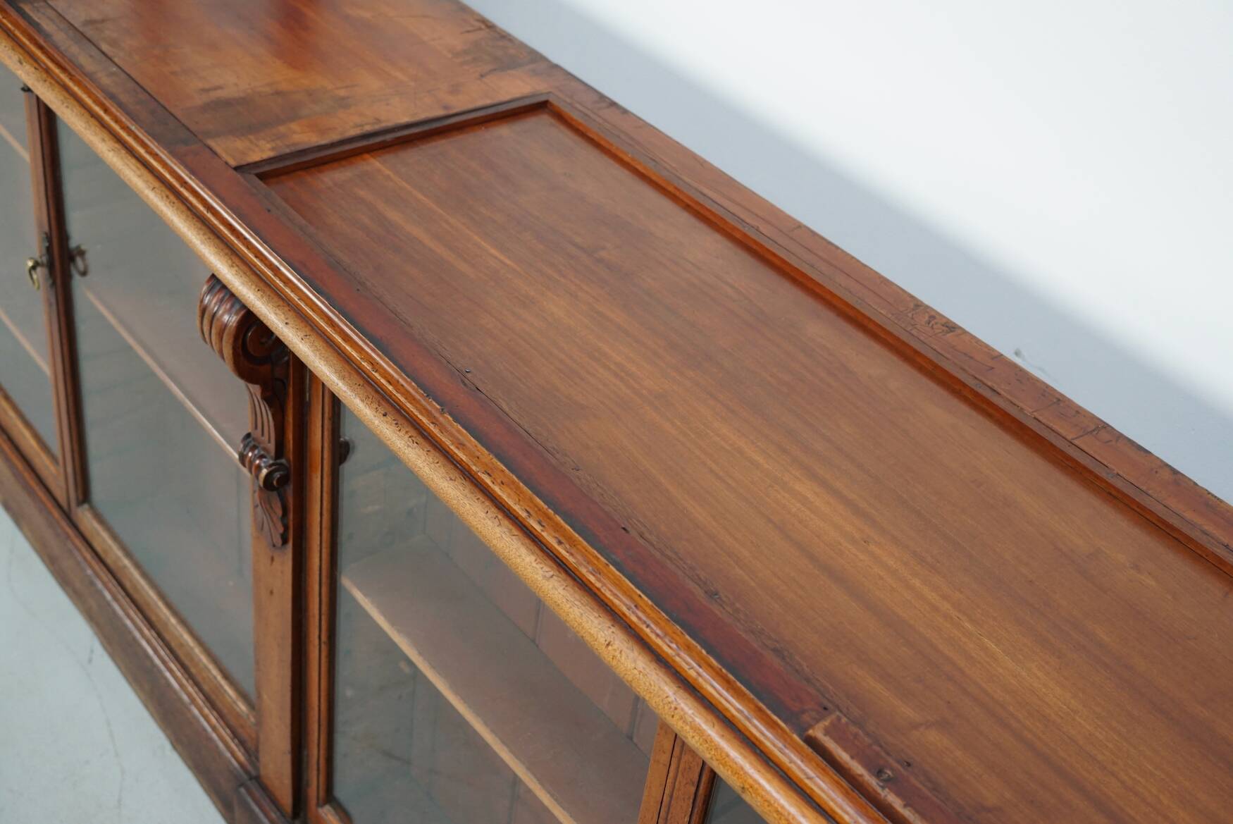 19th Century English Victorian Apothecary Shop Counter