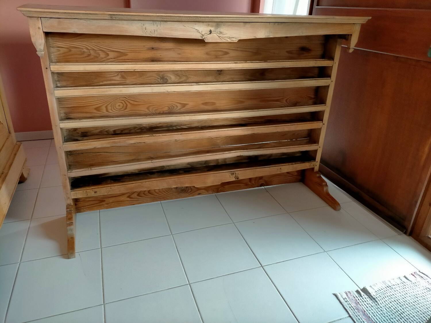 Antique walnut sideboard