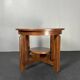 Midcentury Dutch Art Deco mahogany side or coffee table, ca 1940s - 1950s