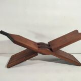 Siège Africain Grattoir à Noix de Coco / 1960's Afrique / Bois