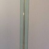 Floor lamp made of glass, brass and lacquered metal