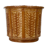 Cache pot en rotin