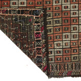 Anatolian handmade kilim rug 207 cm x 153 cm