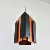 Vintage copper triangulire suspension