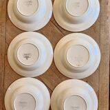 Digoin retro soup plates, Margaret