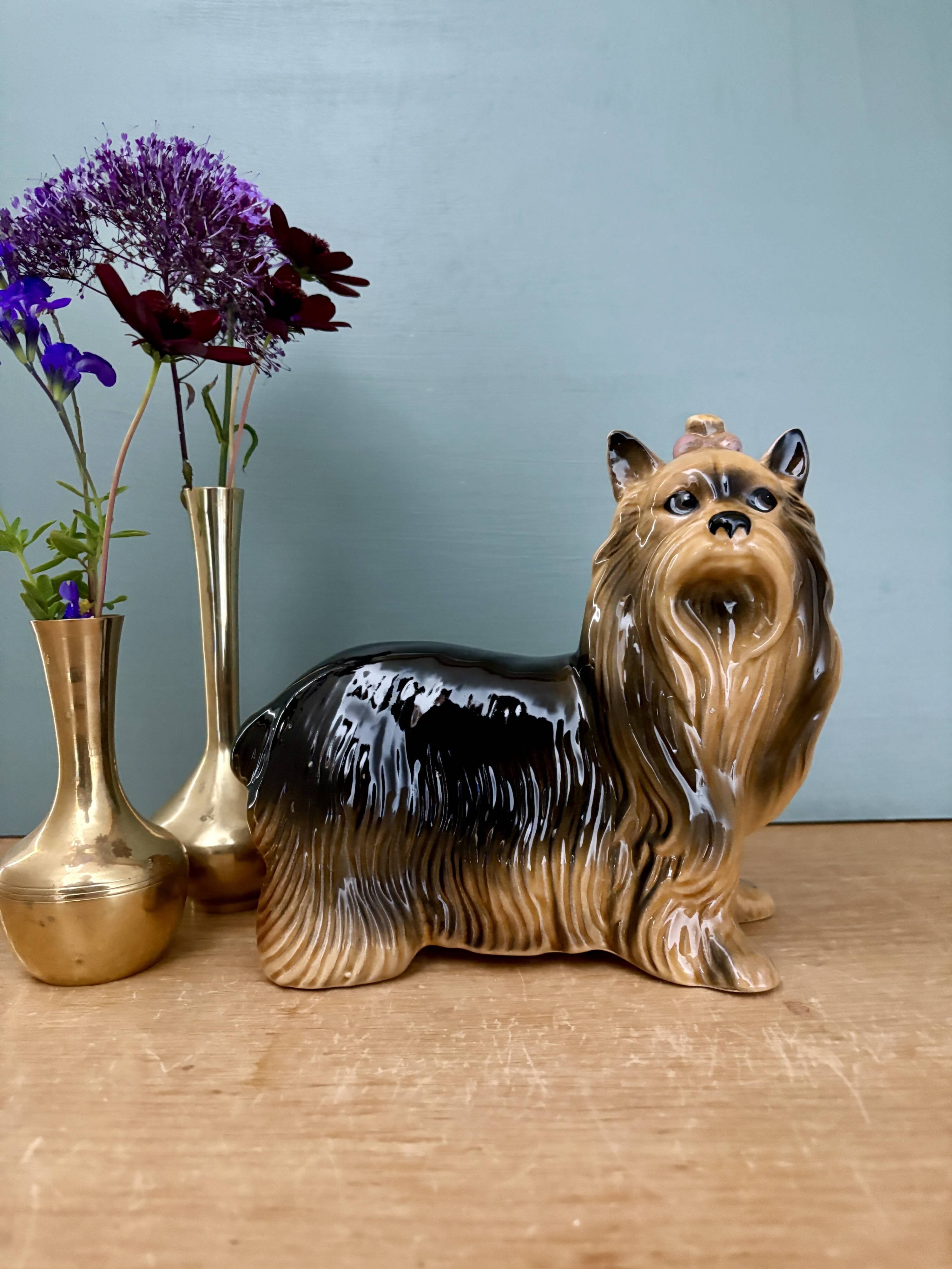 Vintage ceramic dog