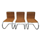 Chairs by Mies Van der Rohe, canework
