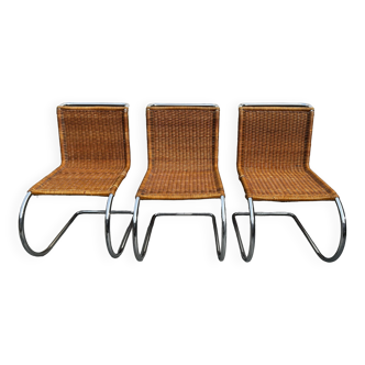 Chaises de Mies Van der Rohe, cannage