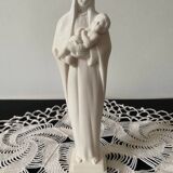 Statuette signed B. Fauth "Virgin and Child"
