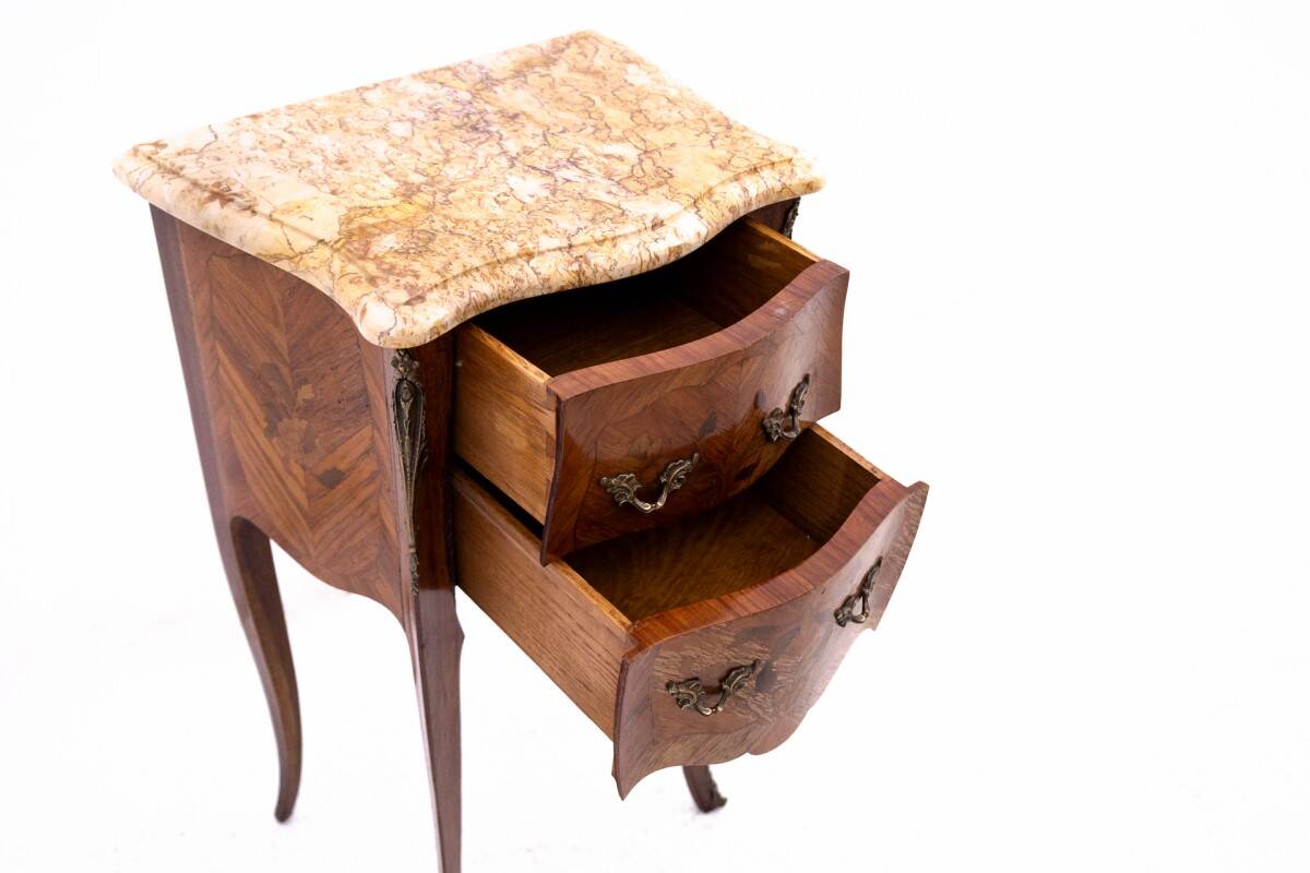 Pair of bedside tables, France, ca. 1920.