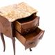 Pair of bedside tables, France, ca. 1920.