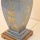 Vintage Asian Table Lamps in Pewter and Brass, 1950s, Set of 2