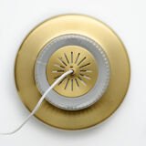 Scandinavian glass lamp, vintage 1970s