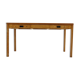 1960s oak danish minimalist writing desk