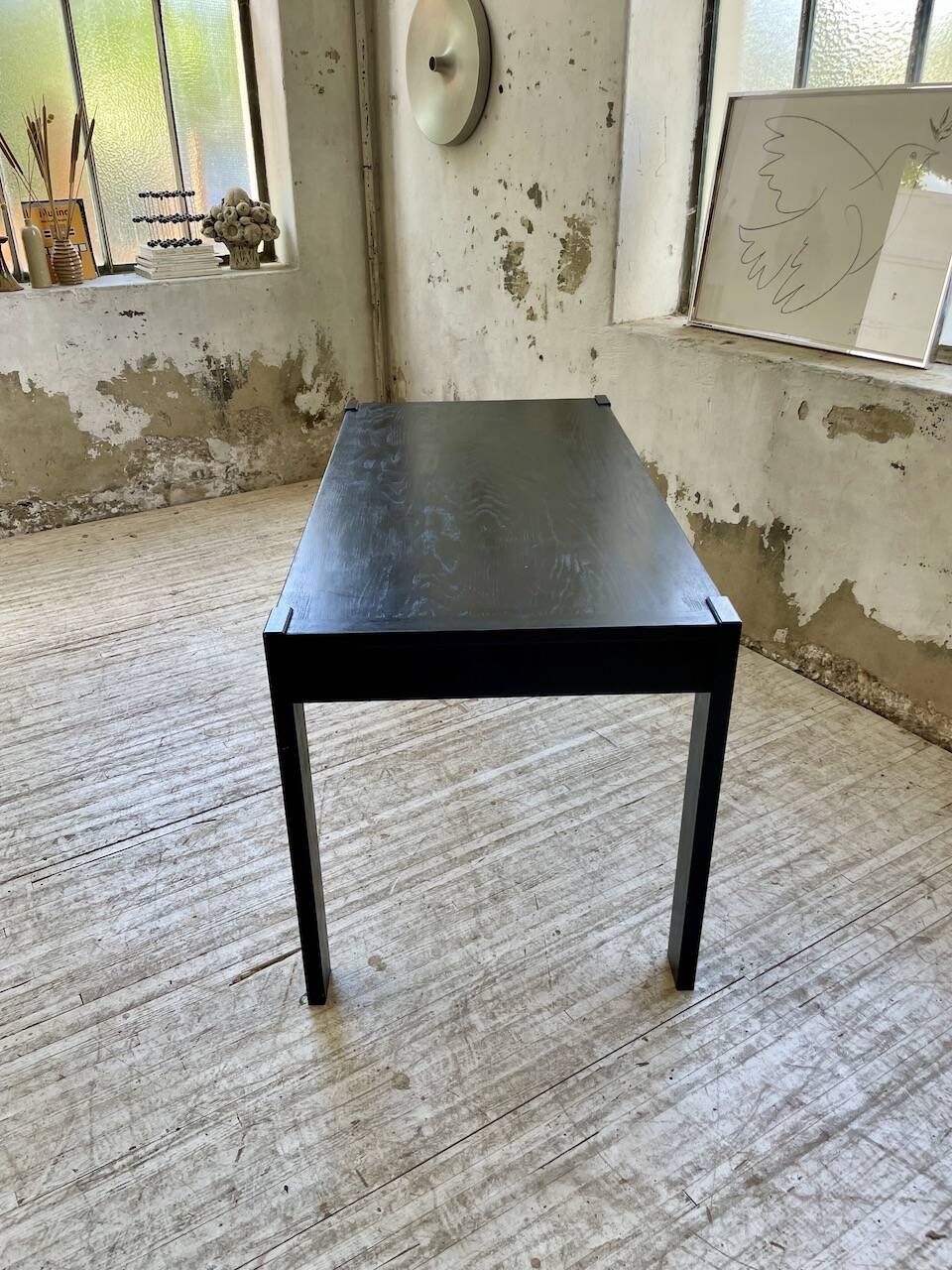 Regain black stained elm desk