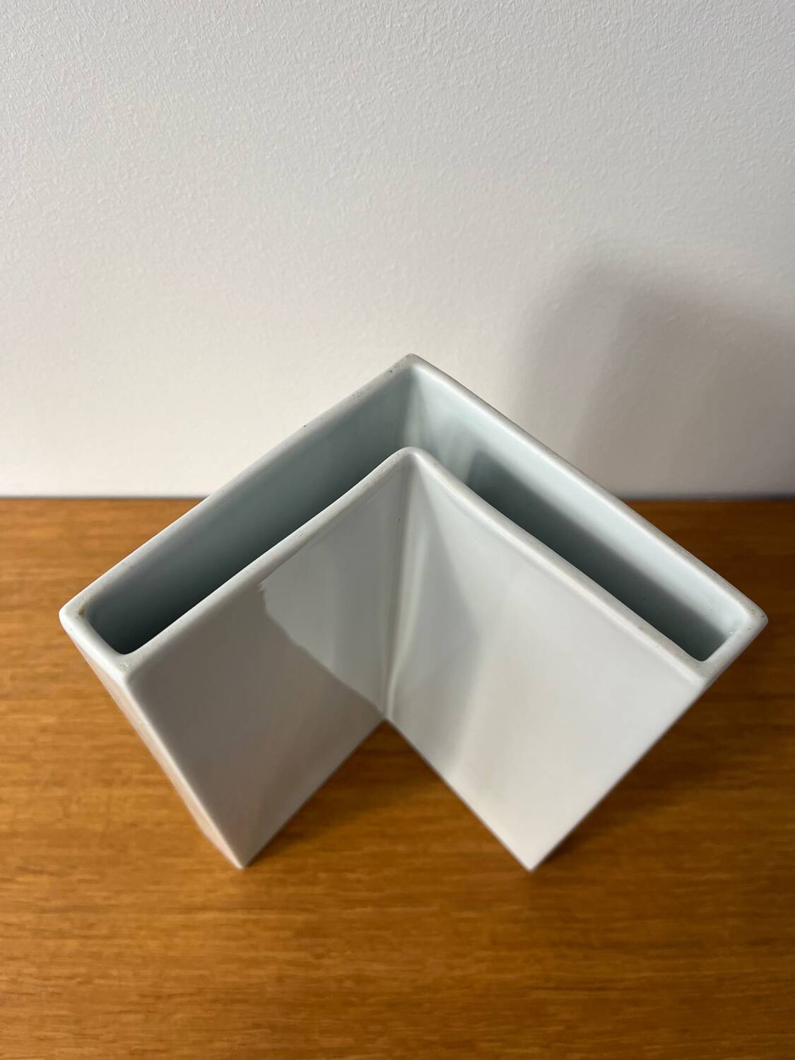 Vase porcelaine blanche contemporain