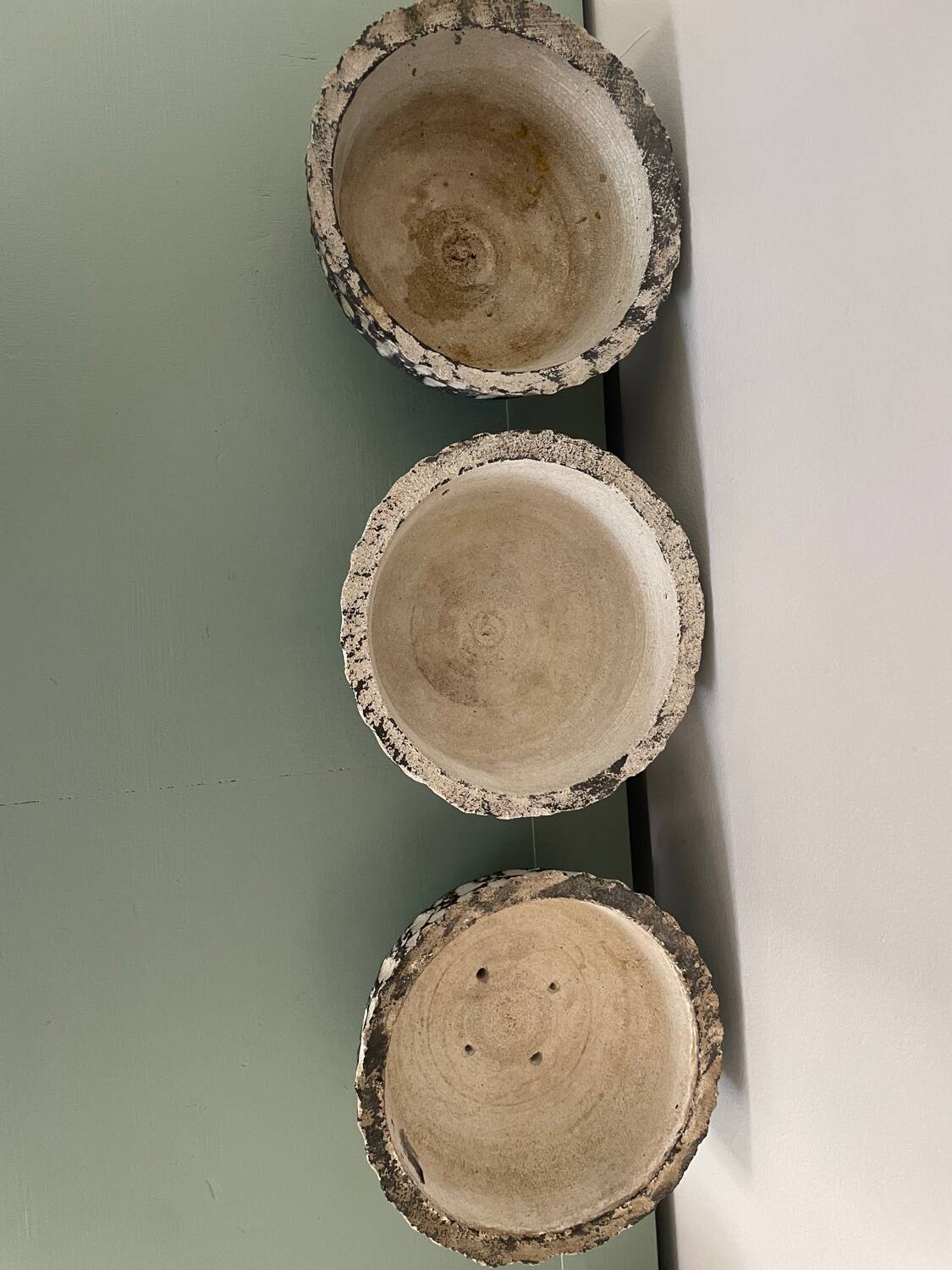 Set of plant pots, designer planter 1960