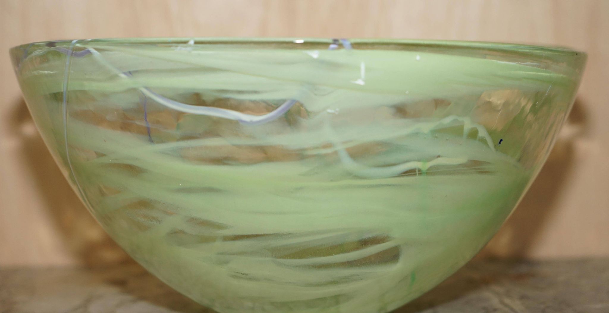 Kosta Boda decorative bowl in glass by Anna Ehrner