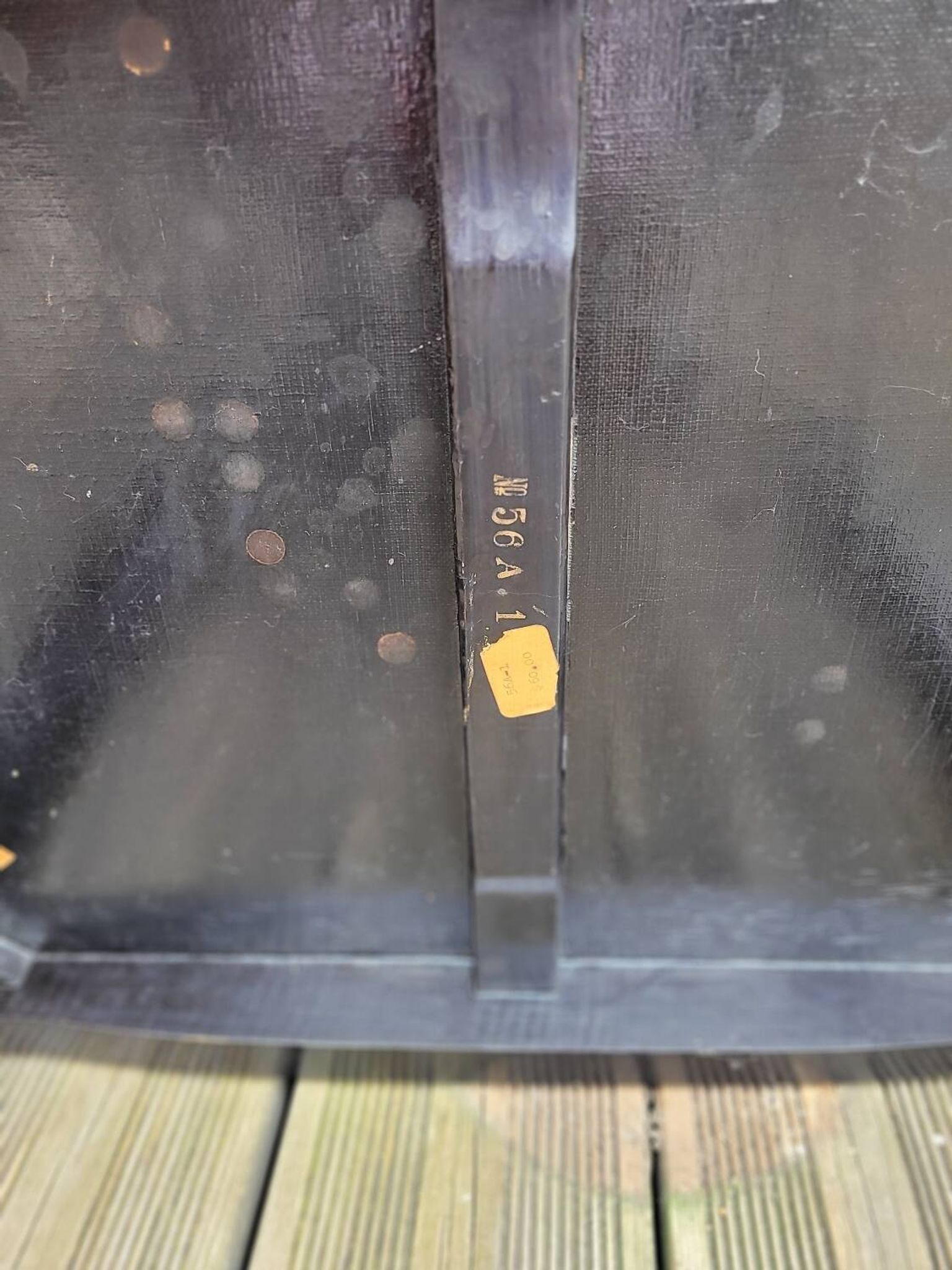 Japanese table in engraved lacquered wood