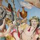 Diptyque baroque sur toile - Le triomphe de Bacchus et Ariane
