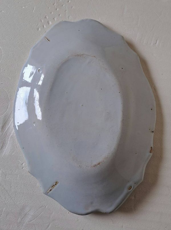 Plat ovale Bordeaux XVIII ème