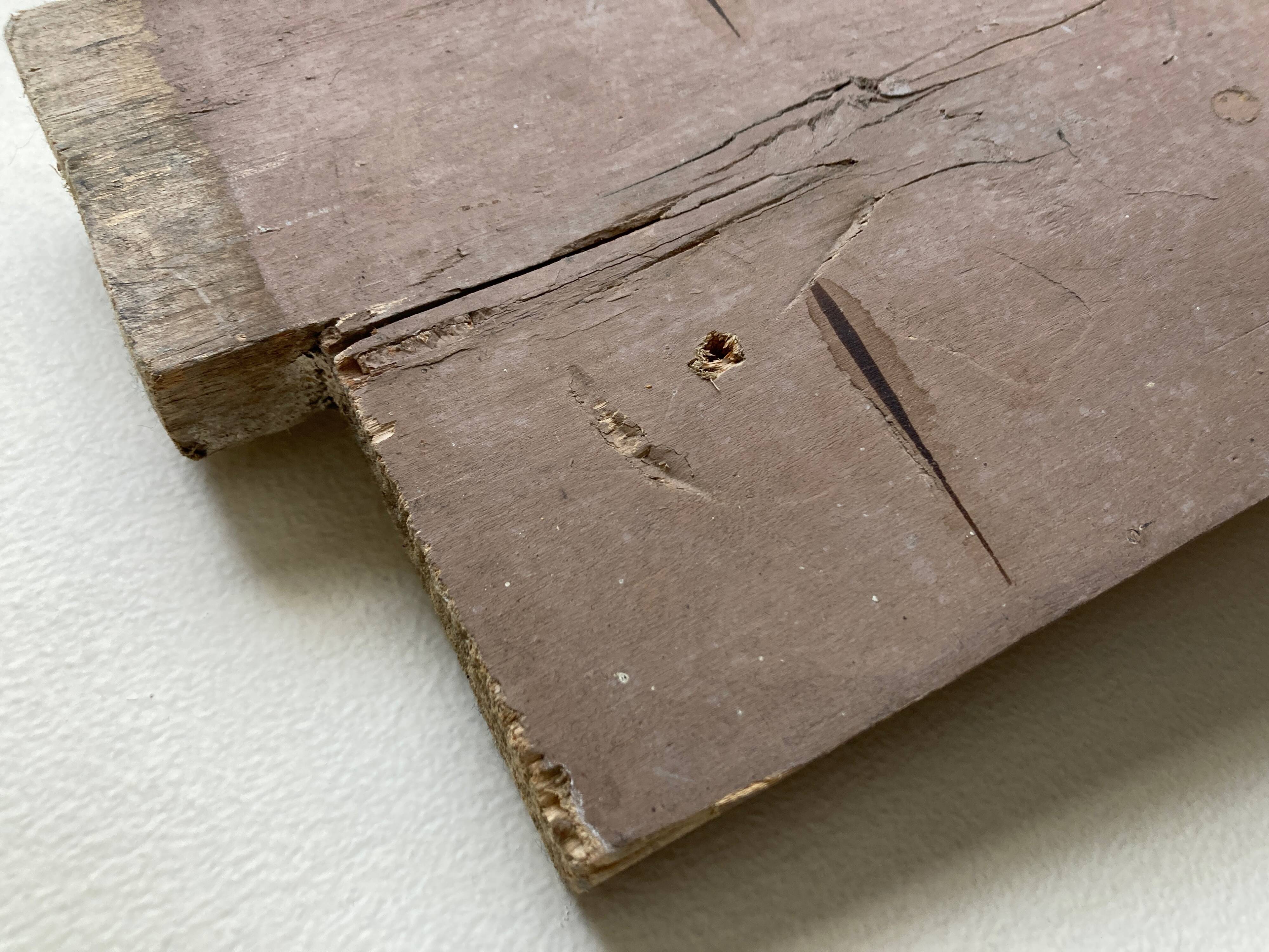 Hudson farm hook folk art original patina 135cm