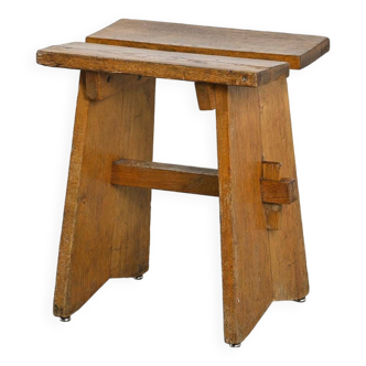 Tabouret de montagne, Alpes françaises vers 1960