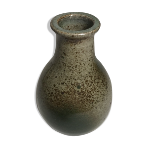 Ancien vase grès céramique - gris