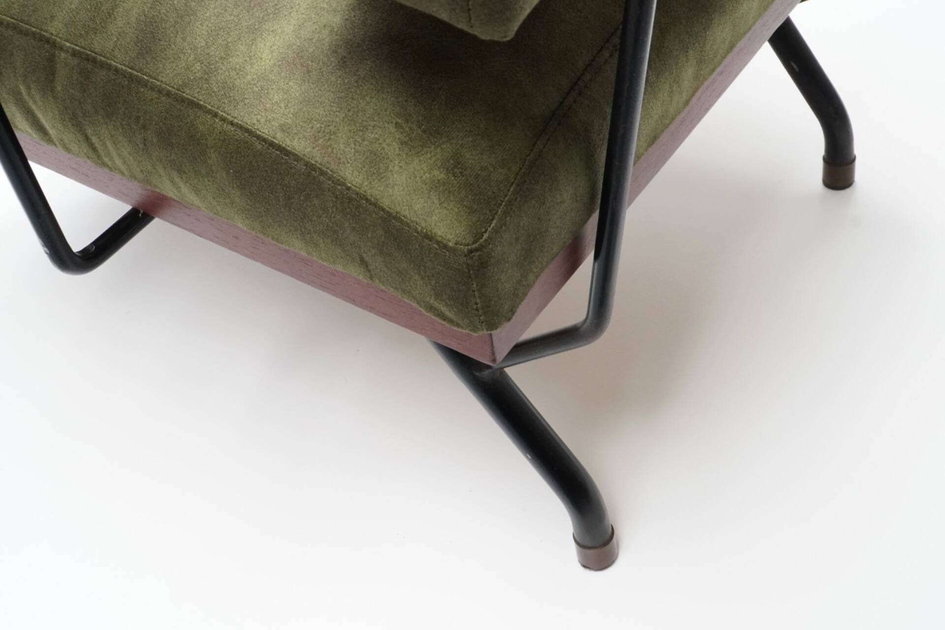 Pair of 1950s Italian Modernist Lounge Chairs