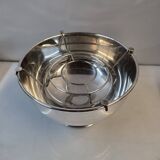 Silver-plated metal champagne bucket