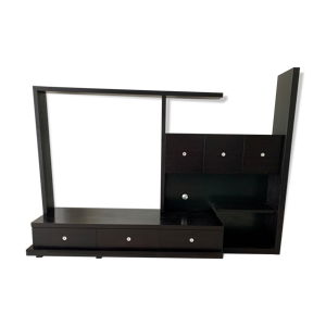 Meuble tv en bois wengé