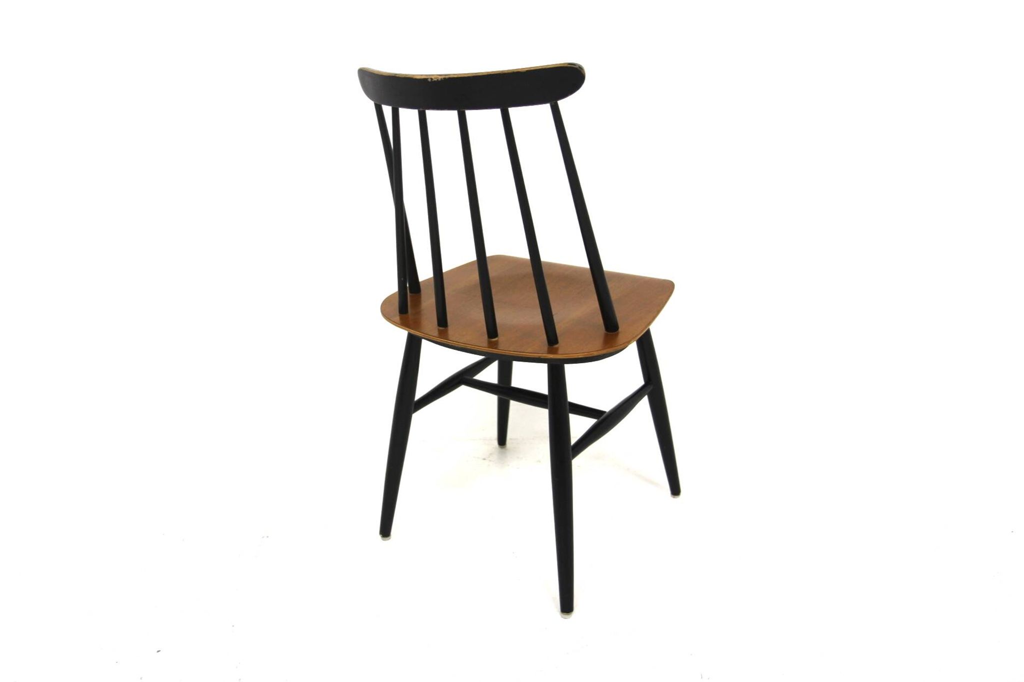 Set of 4 "Fanett" chairs in teak by Ilmari Tapiovaara, Sweden, 1960.