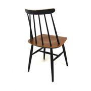 Set of 4 "Fanett" chairs in teak by Ilmari Tapiovaara, Sweden, 1960.