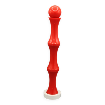 Ancien moulin a poivre vintage pop 70 Guzzini design orange - grand modele