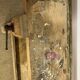 Old wooden craft workbench