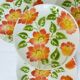 4 dessert plates Moulin des Loups Orchies model Ontario 210679