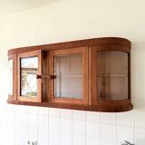 Elegant Art Deco-style hanging display cabinet