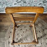 Pair of 70s straw chairs