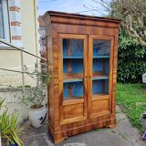 Louis Philippe blond walnut bookcase