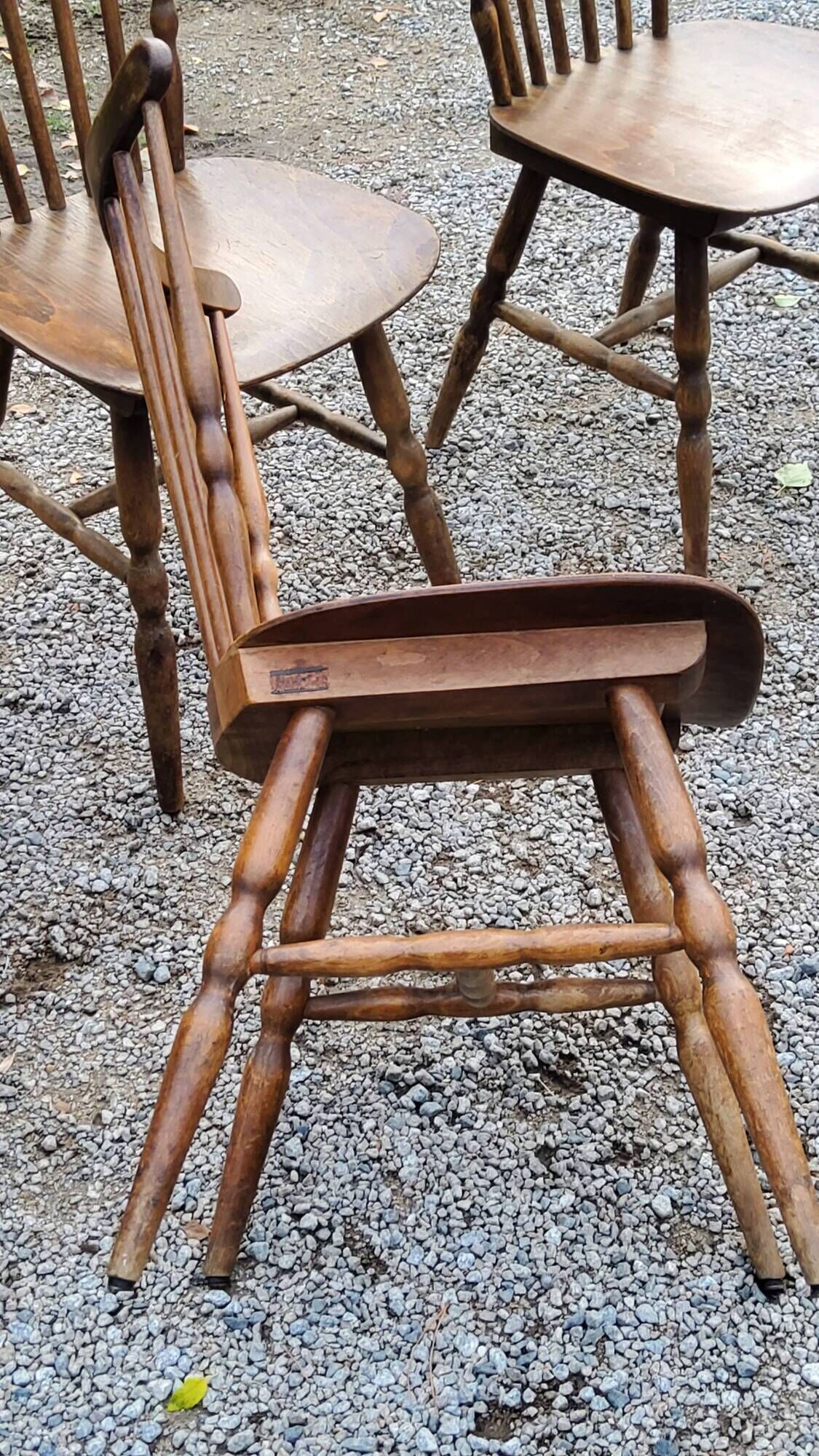 Set de 6 chaises de bistrot Baumann vintage des années 60