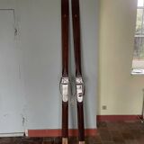 Wooden skis