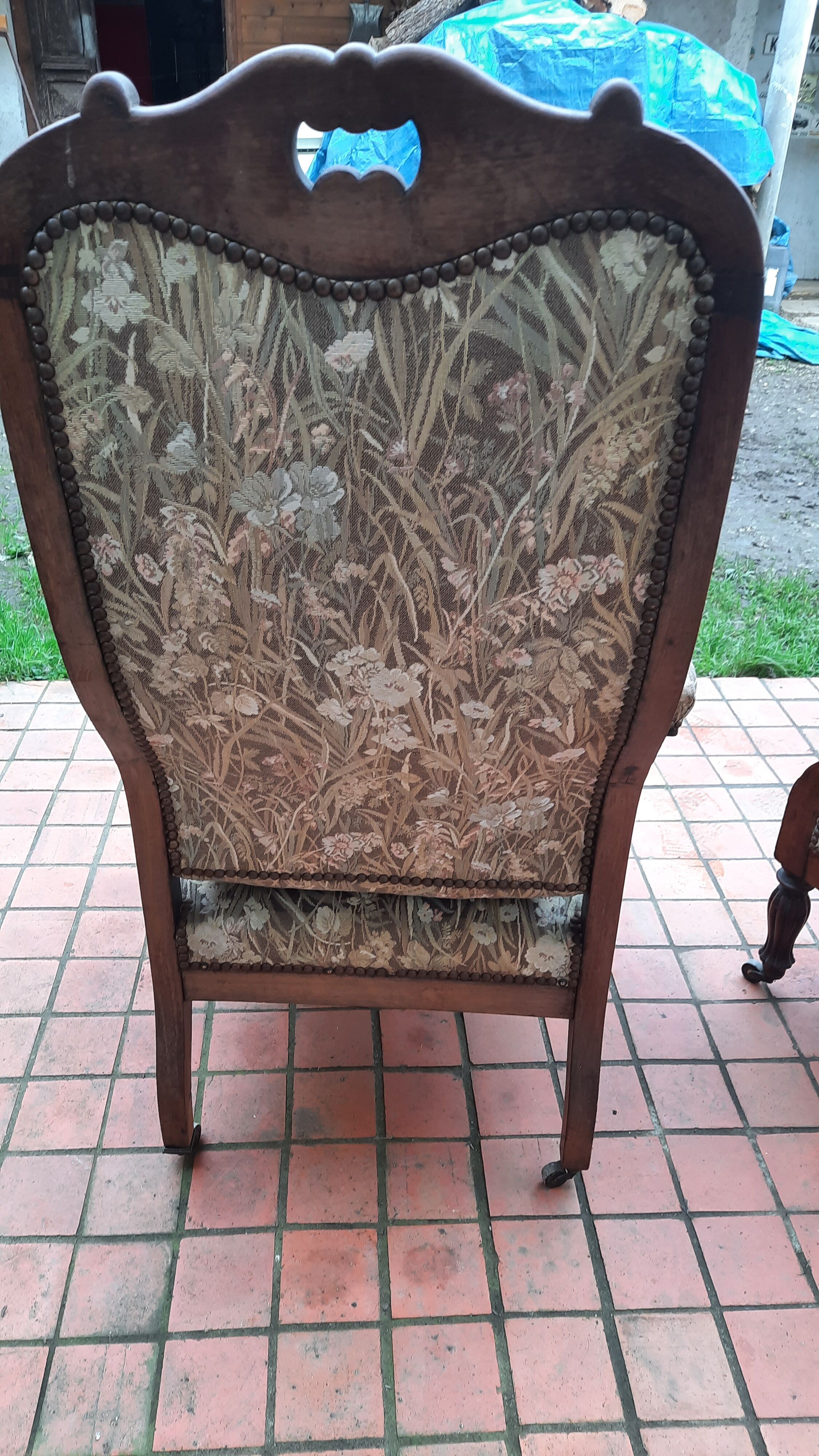 Paire de fauteuils style Louis Philippe
