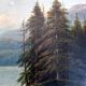 August Achilles (1798-1861) - Oil on canvas - Lakeside landscape in Switzerland