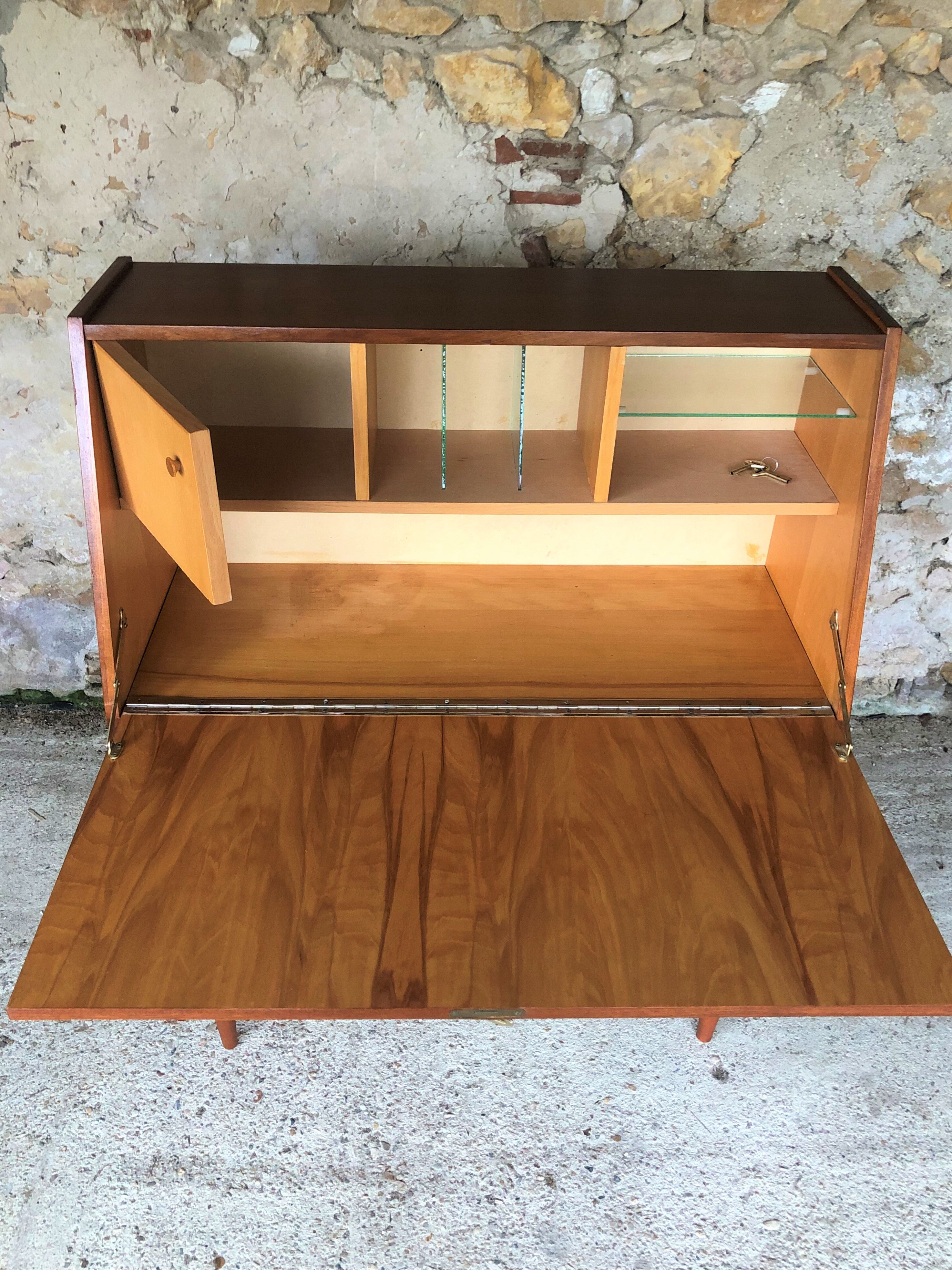 Vintage secretary, Scandinavian style, circa 60's