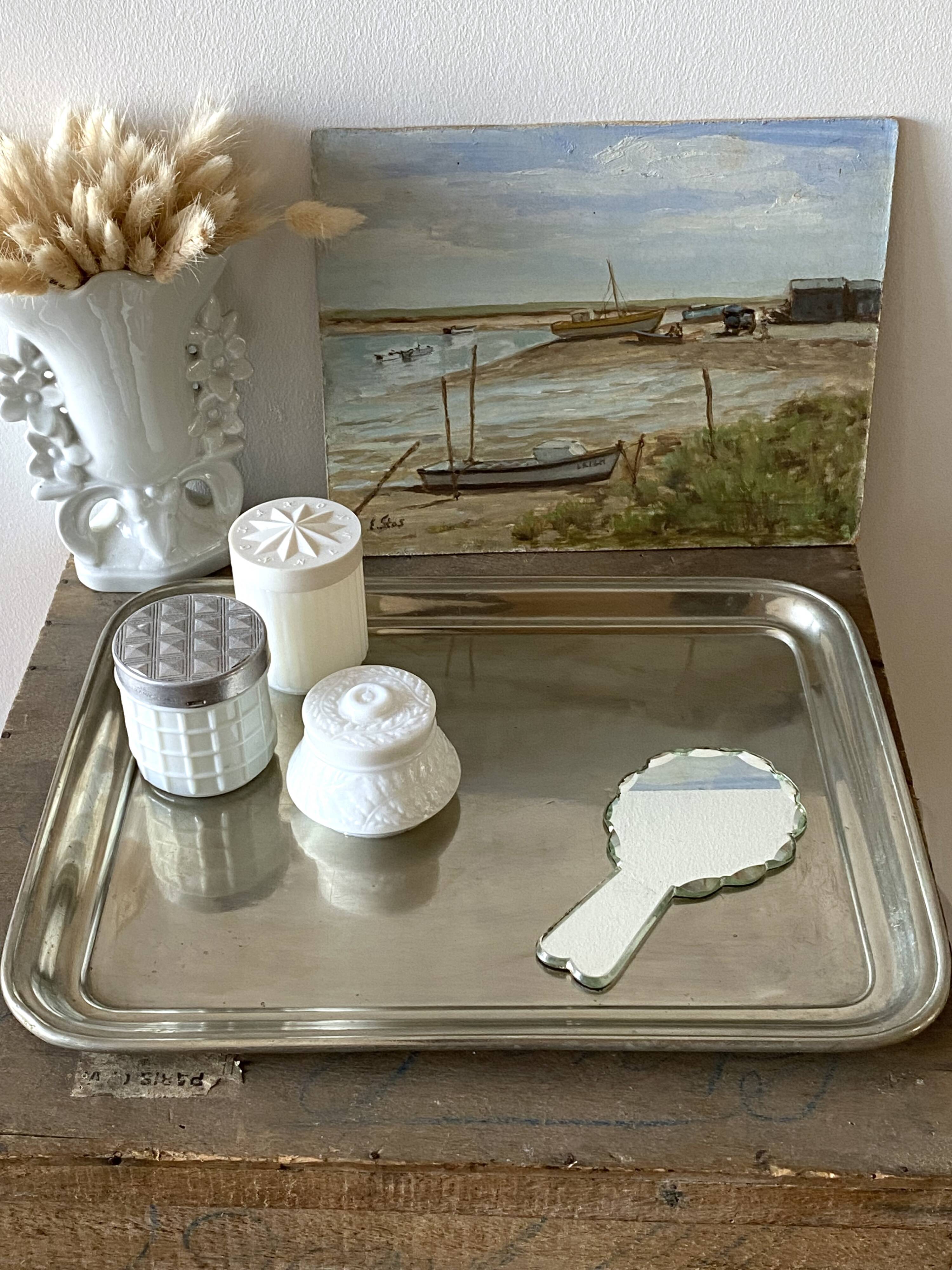 Silver-plated tray