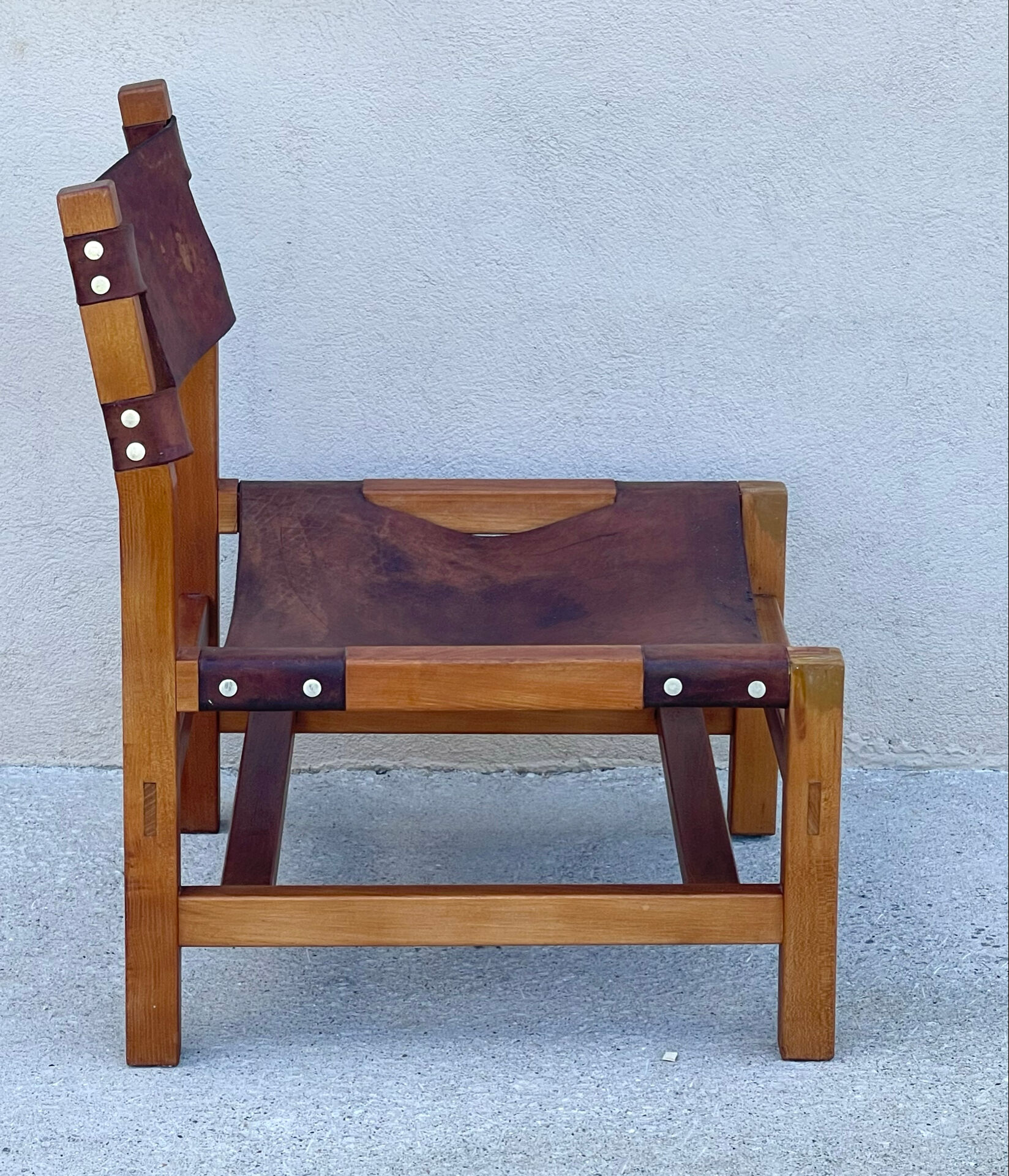 Fauteuil safari vintage 1970