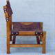 Fauteuil safari vintage 1970